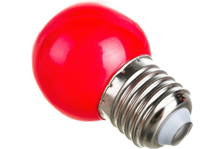Купить Лампа LED-G45-1W RED E27/FR/C Volpe фото №3