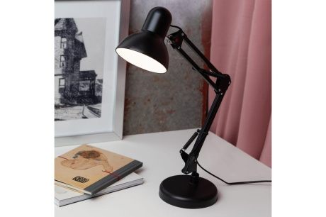 Купить Настольная лампа "Эра" N-214-E27-40W-BK черная Б0035068 фото №3