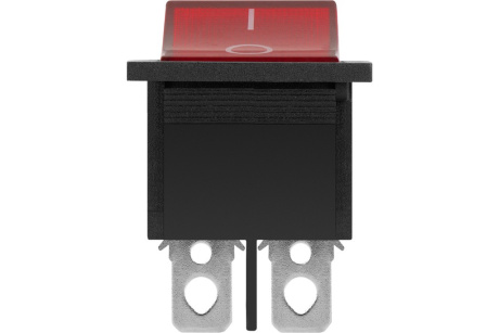 Купить Выключатель клавишный красный с подсветкой 4 контакта  250В  16А  ВКЛ-ВЫКЛ  тип RWB-502  SC-767  IRS фото №2