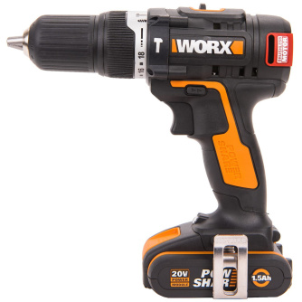 Купить Дрель аккумуляторная WORX WX367  20V 2,0Ач кейс фото №9