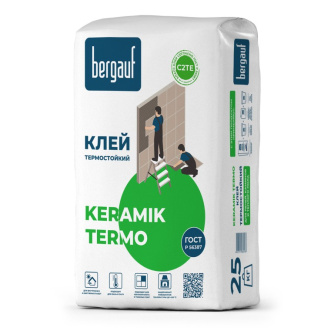 Купить Клей для кафеля термостойкий BERGAUF Keramik Termo 25кг 56 фото №2