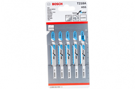 Купить Пилочки BOSCH  T 218  A     2.608.631.032 фото №1