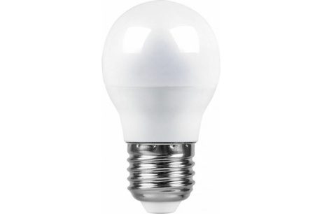 Купить Лампа светодиод. FERON LB-550 шар LED 9Вт Е27 4000К G45 230V 25805 фото №2
