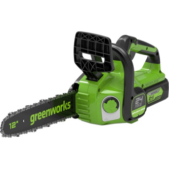 Купить Пила цепная аккумуляторная GREENWORKS 24 V с акб и з/у   2007707UA фото №1