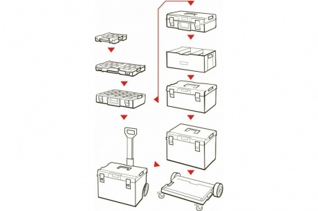 Купить Ящик для инструментов QBRICK SYSTEM ONE 200 PROFI 585x385x190 мм фото №10